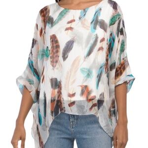 Elena Baldi women’s silk blouse, Italy